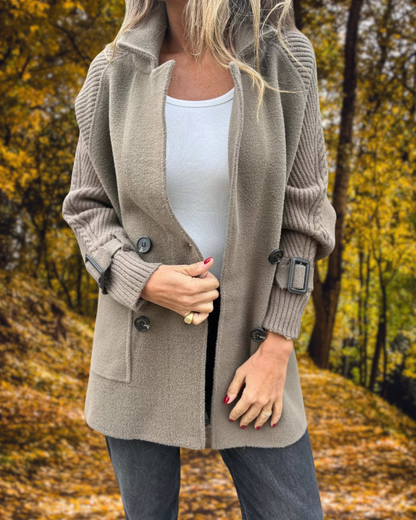ISOLA™ | Mid-Length Double-Breasted Coat